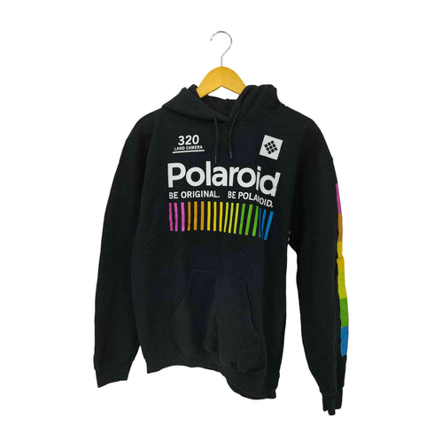 POLAROID ロゴプリント プルオーバースウェットパーカー メンズ